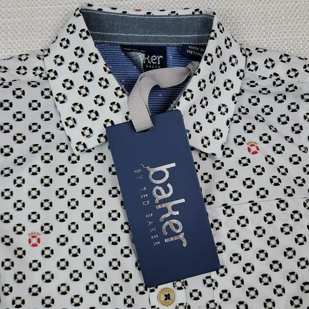 Baker by Ted Baker button-up long sleeve‎ dress shirt 6-12M